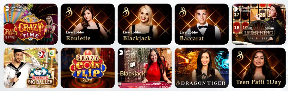Jeux de casino en direct Jokery Casino