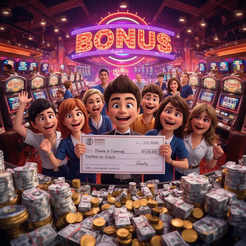 bonus dans les mains de l'homme au casino Jokery Casino