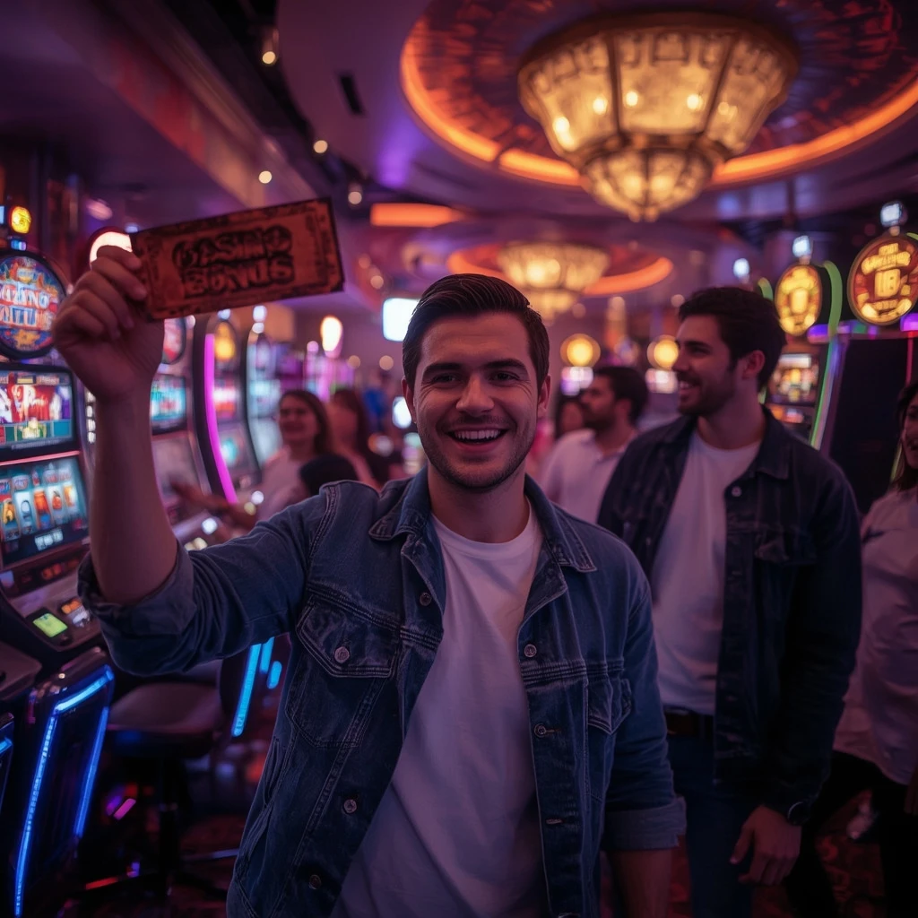 une personne tenant un bonus JOKERY CASINO